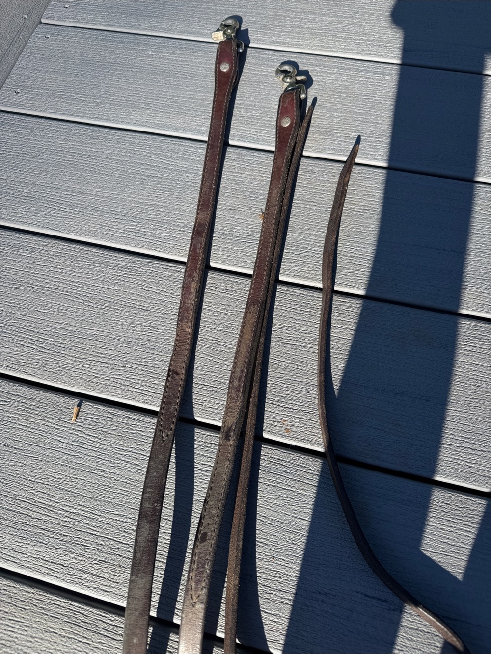 Dark oil split reins - Picture 5 of 5